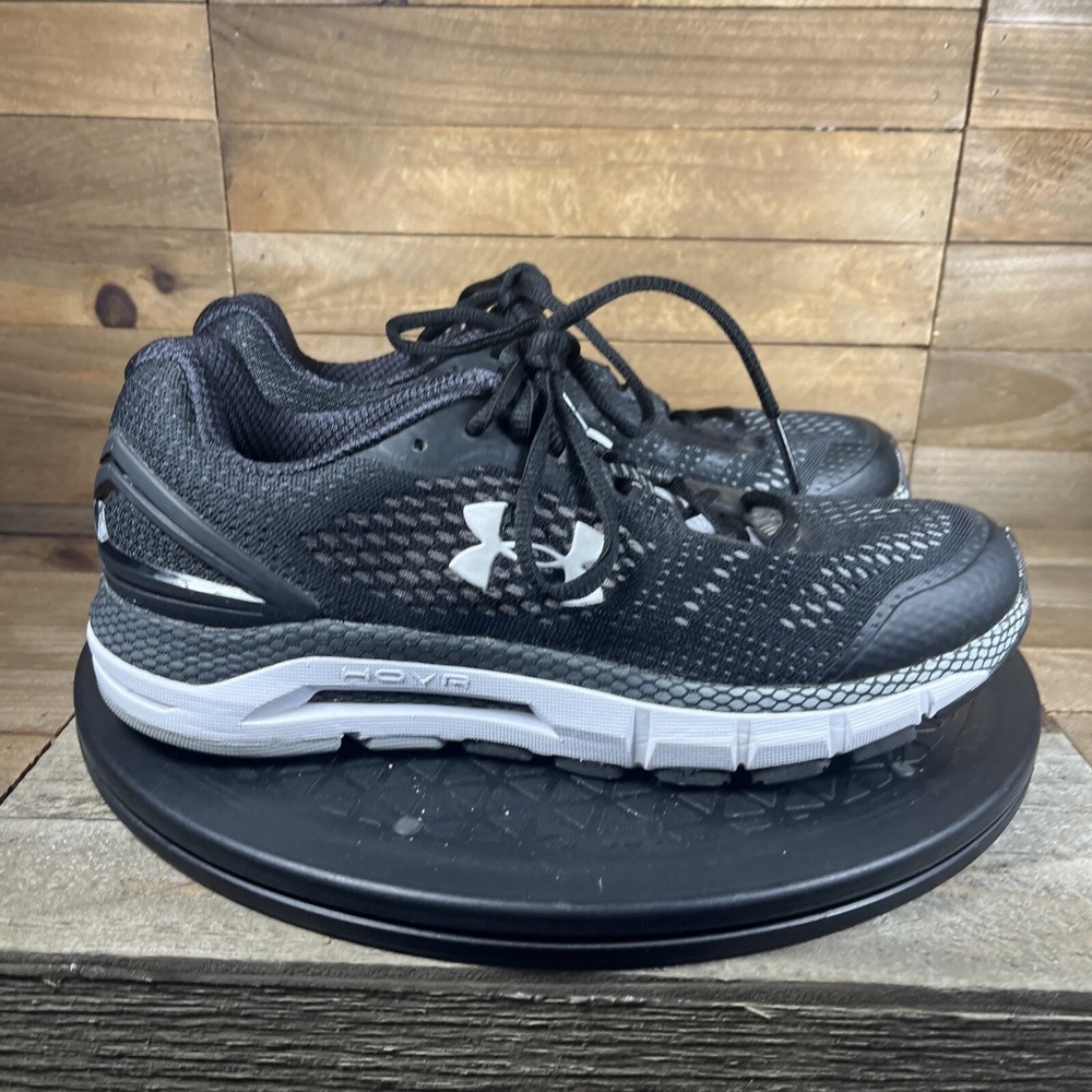 Under Armour HOVR Guardian Womens Size 7 Black Training Running Shoes Lace Up